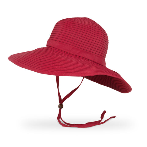 Sombrero Beach Hat Rojo Sunday Afternoons Protección solar UPF 50+